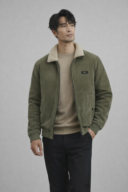 AZOTH - Udo Cord Sherpa Jacket